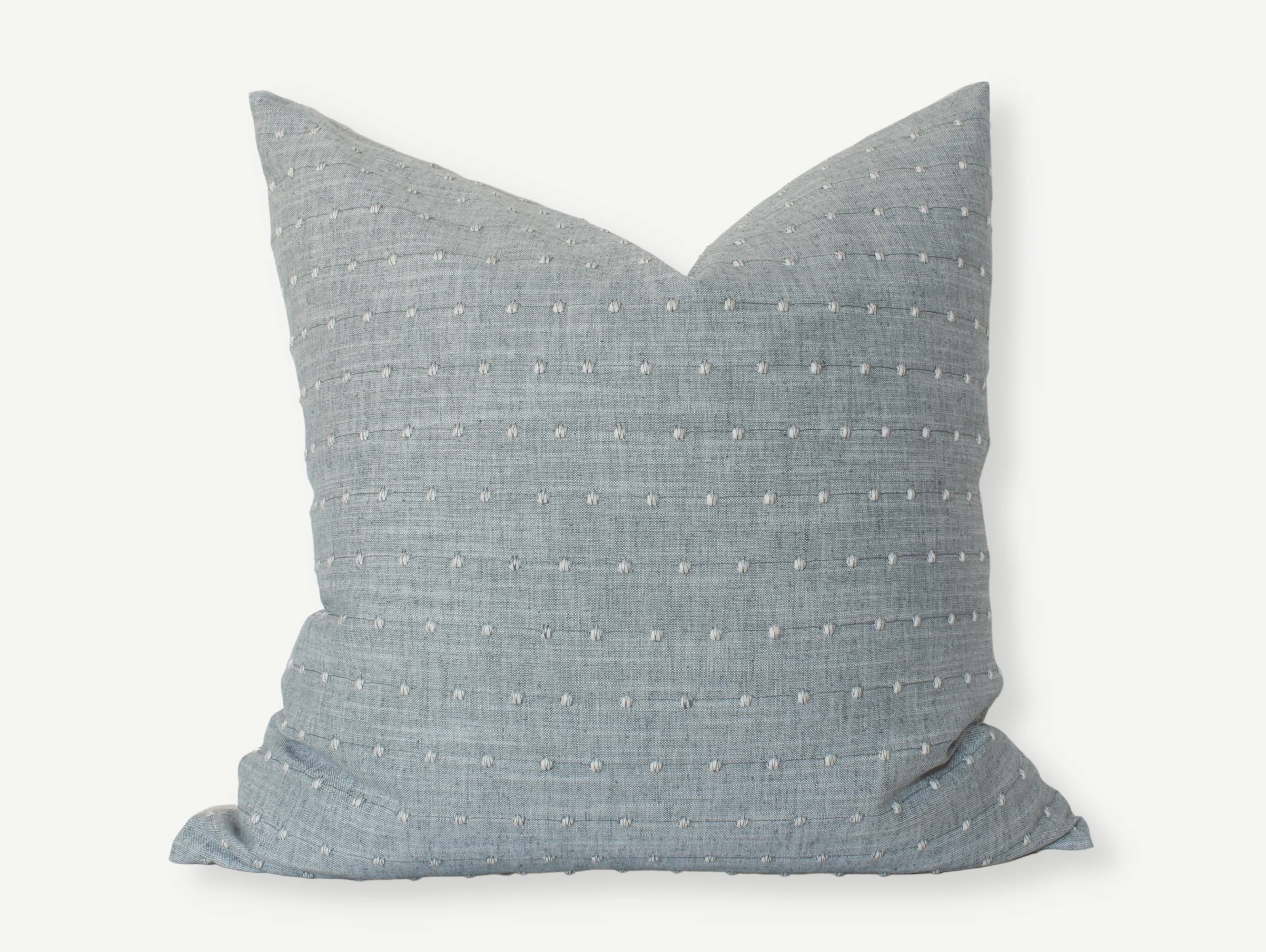 Blue Dot Pillow Cover | Textileish Designs
