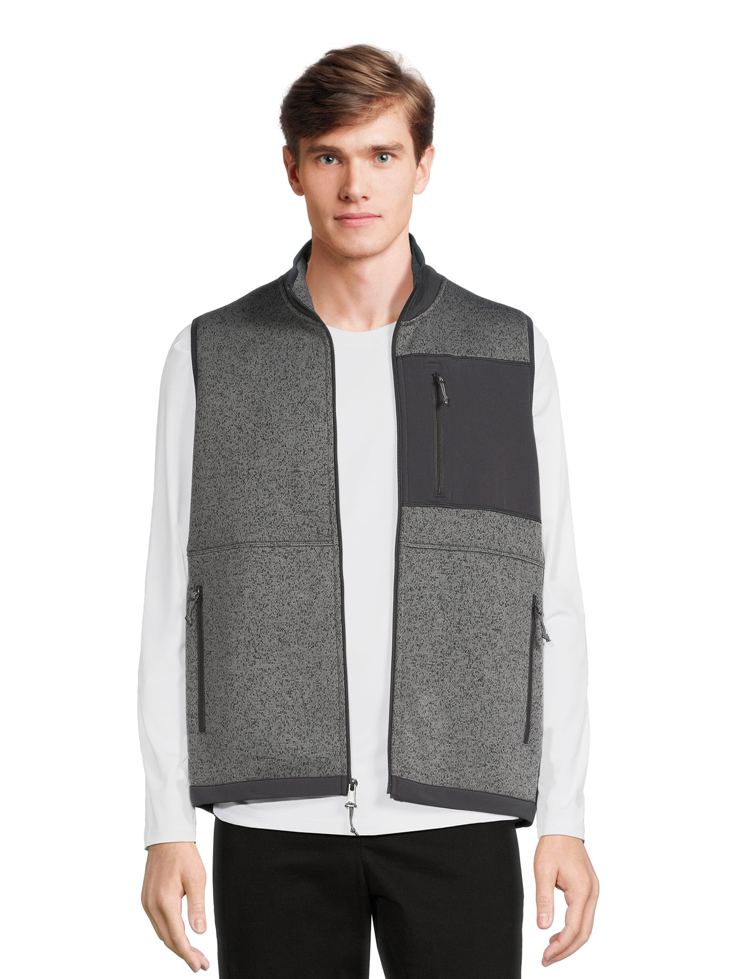 George Mens Sweater Fleece Vest | Walmart (US)