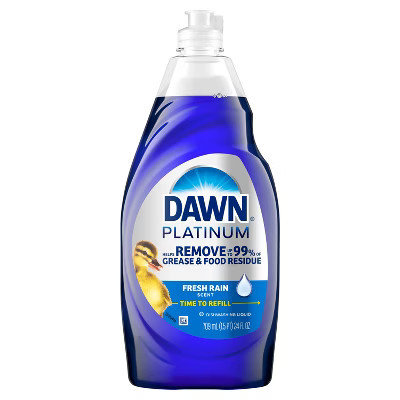 Dawn Refreshing Rain Scent Platinum Dishwashing Liquid Dish Soap - 24 fl oz | Target