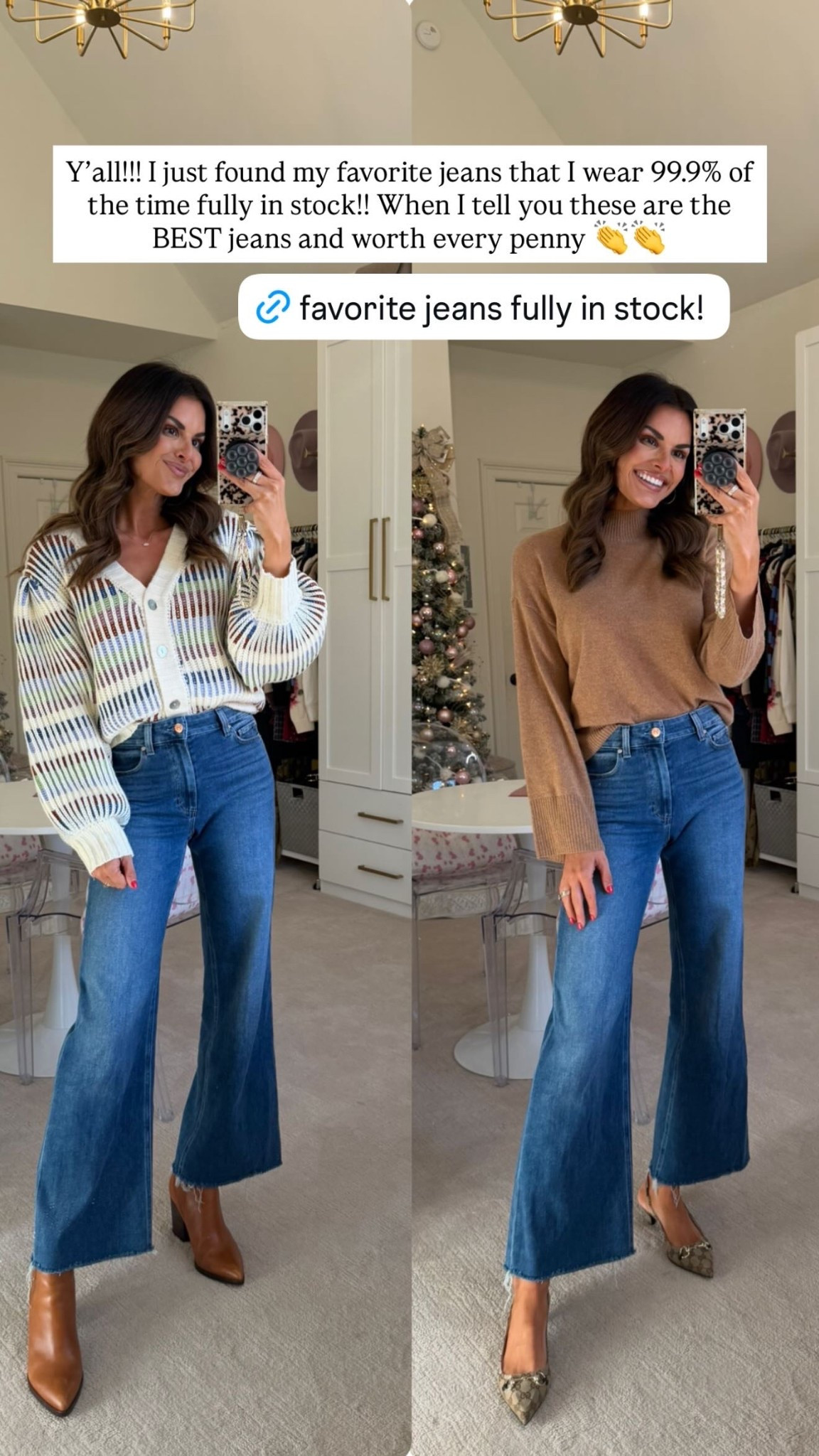 Y’all!!! I just found my favorite jeans that I wear 99.9% of the time fully in stock!! When I tell you these are the BEST jeans and worth every penny from Evereve👏👏 

#LTKSeasonal