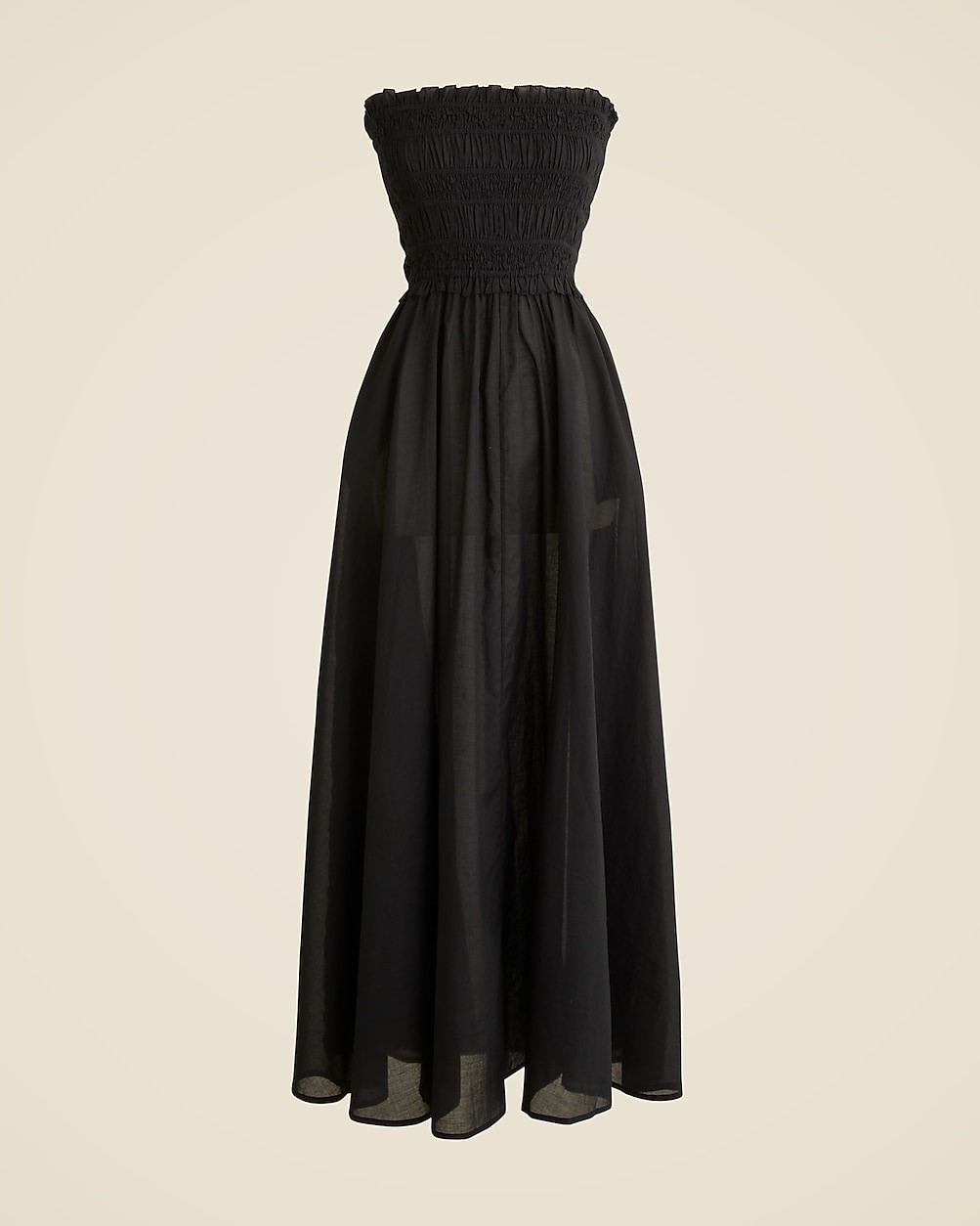 Smocked maxi dress in cotton voile | J. Crew US