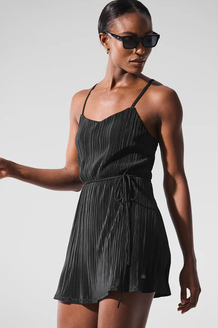 Micro Plisse Game On Tennis Dress | Alo Yoga (US)
