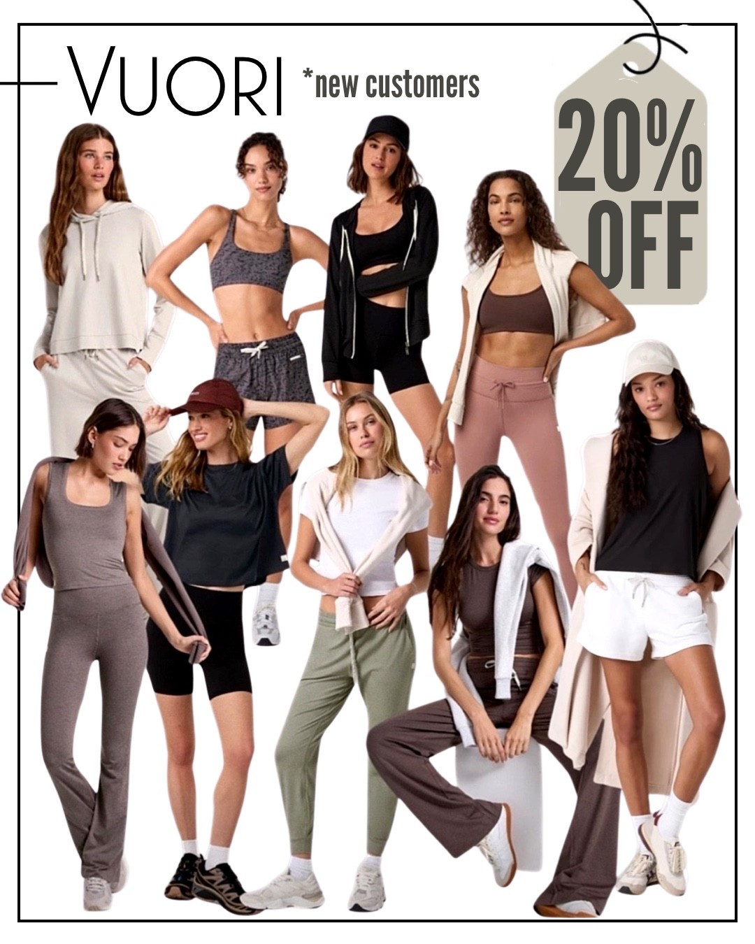 Vuori 20% OFF SITEWIDE for new customers with code LTKVuoriSPRING