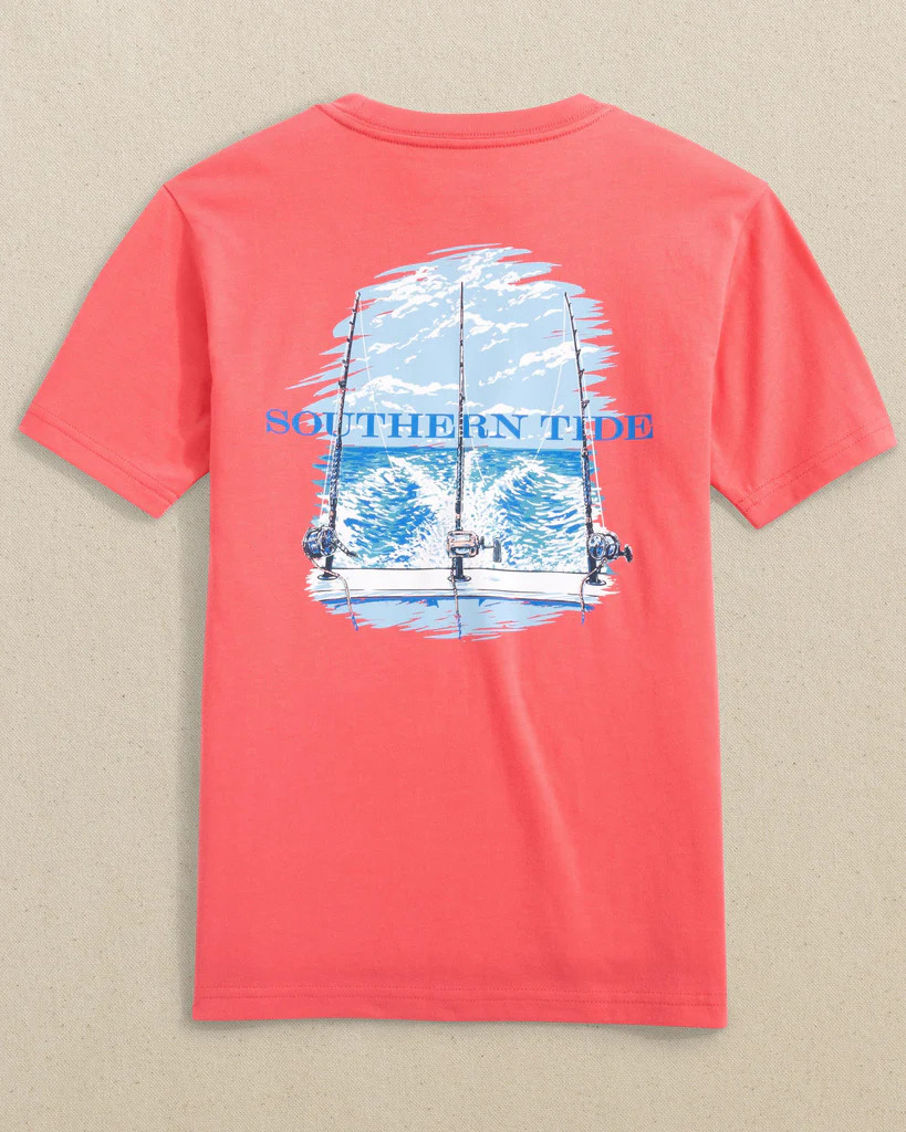 Kids Deep Sea Trolling Short Sleeve T-Shirt | Southern Tide