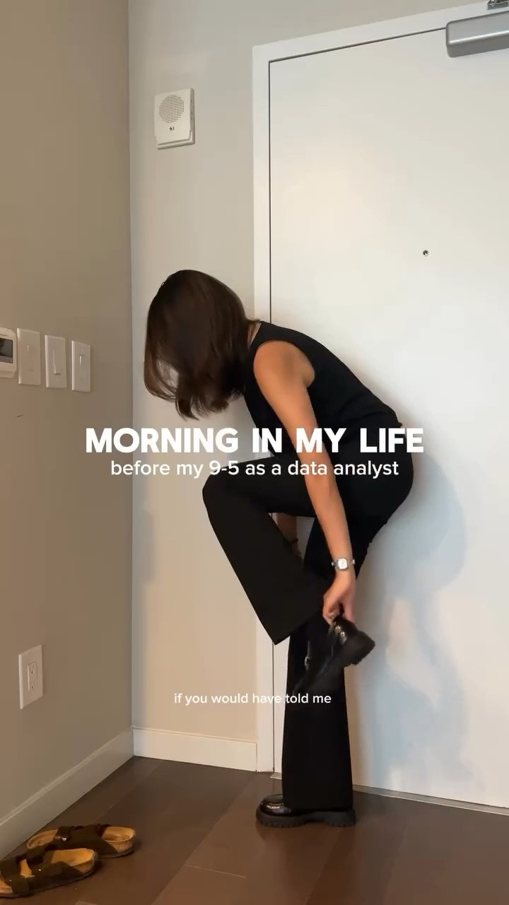 before my 9-5: spend tuesday morning with me before work as a data analyst 

#dataanalyst #dayi̇nmylife #workdayinmylife #dataanalytics #pgemployee cincinnati lifestyle early career lifestyle cincinnati creator

#LTKdayinmylife #LTKmorningroutine #LTKvlog