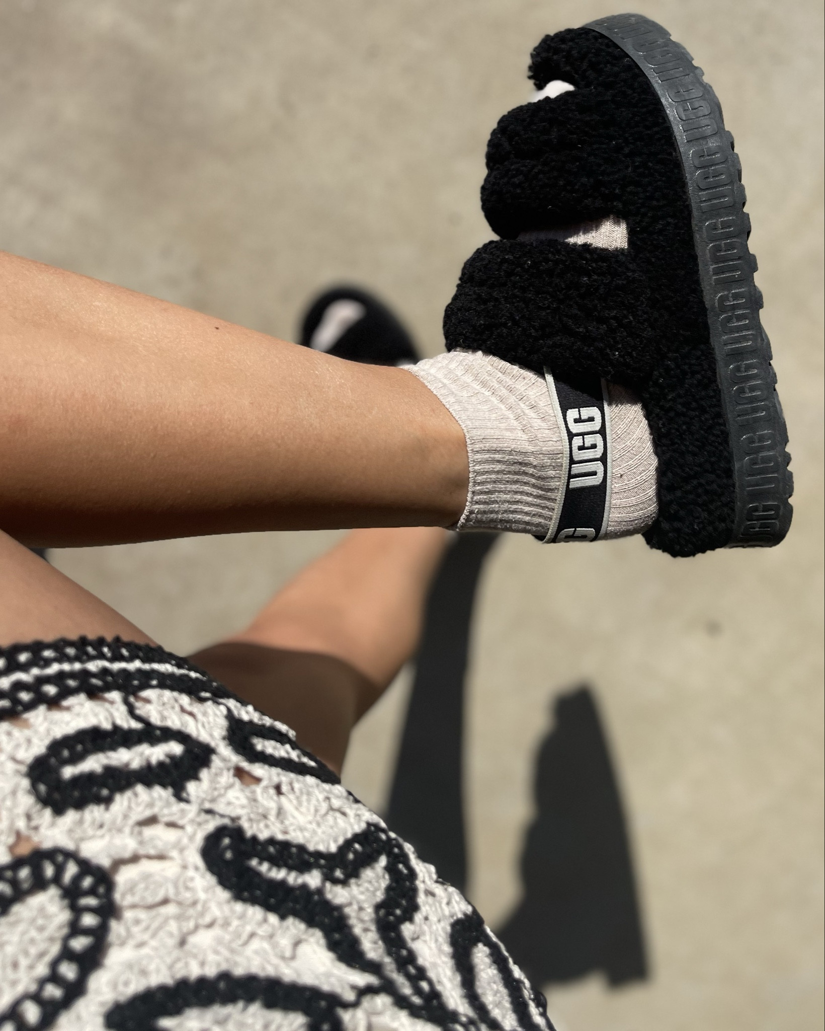 Socks & Sandals 

(Ugg platforms)

#LTKShoeCrush #LTKStyleTip