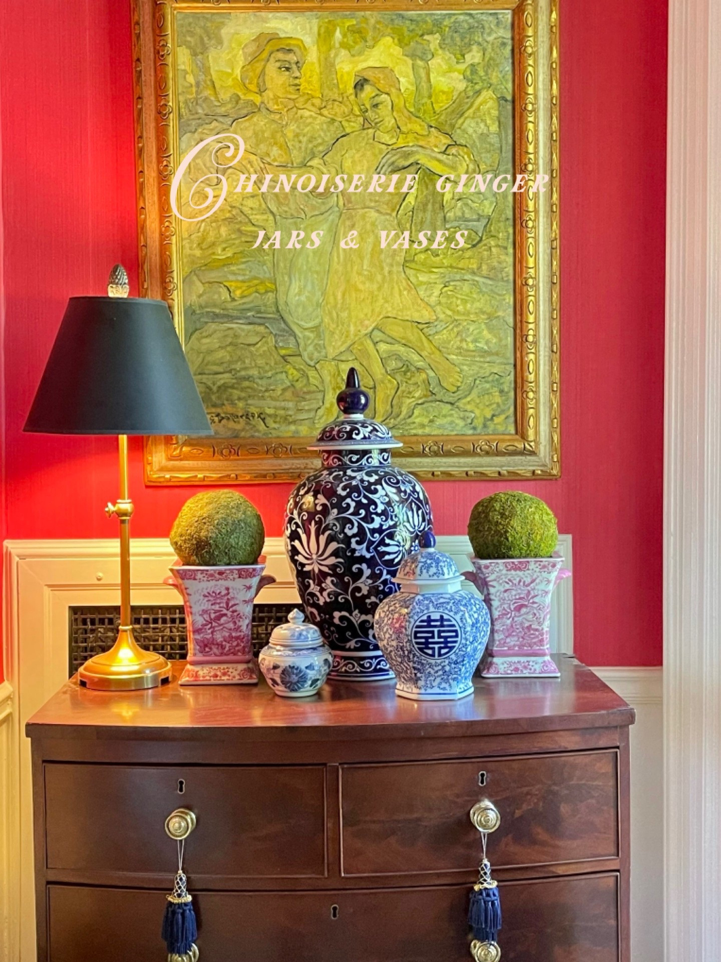Ginger jars and chinoiserie! Classic and timeless. 

#chinoiserie #chinoiserieplanters

#LTKHome #LTKSaleAlert