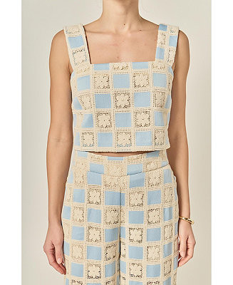 Women's Crochet Sleeveless Top | Macy's