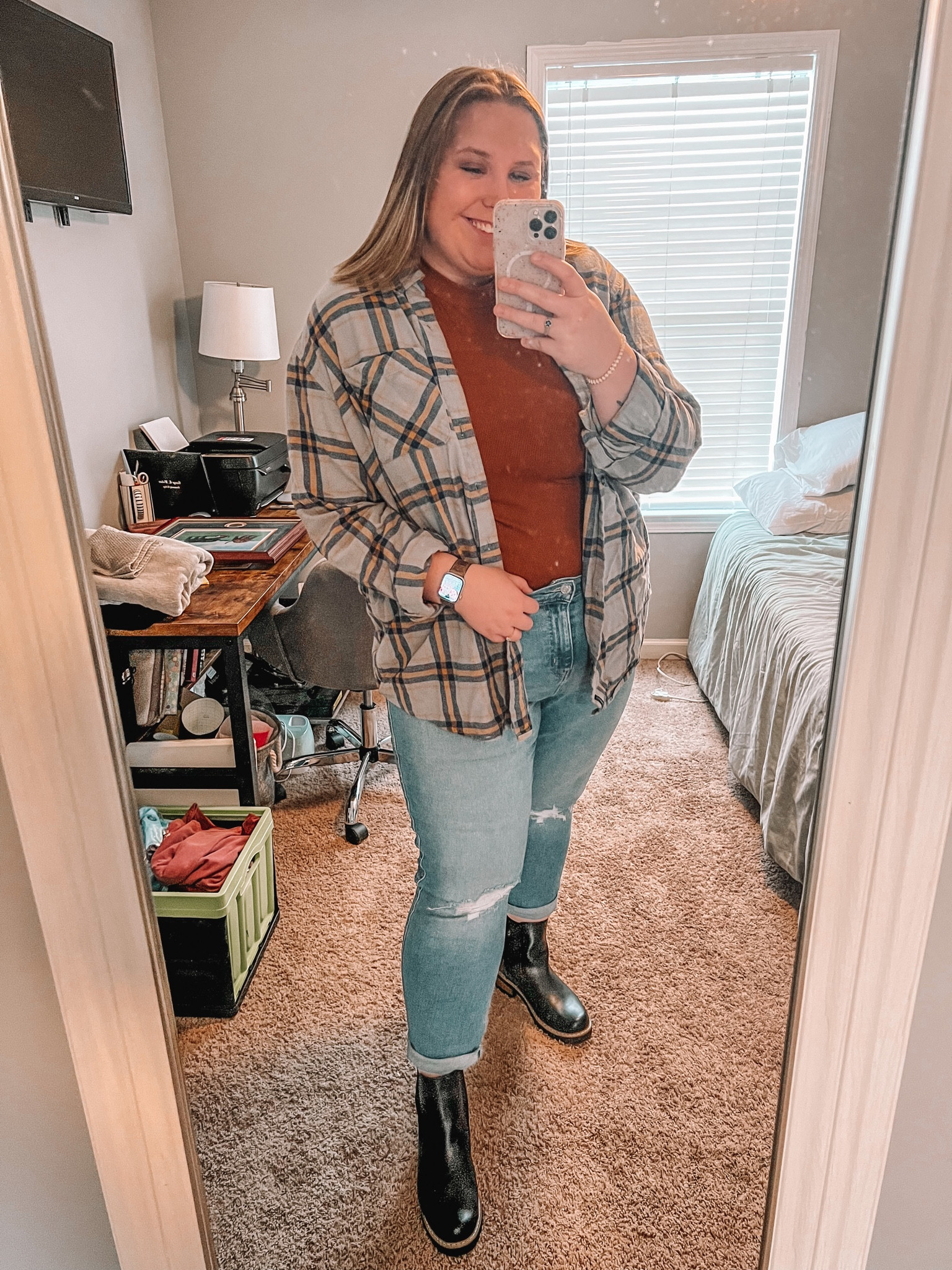fall fit // plus size fall fit // plus size outfit // fair outfit // flannel // chelsea boots // plus size outfit // flannel outfit

#LTKSeasonal #LTKfit #LTKcurves