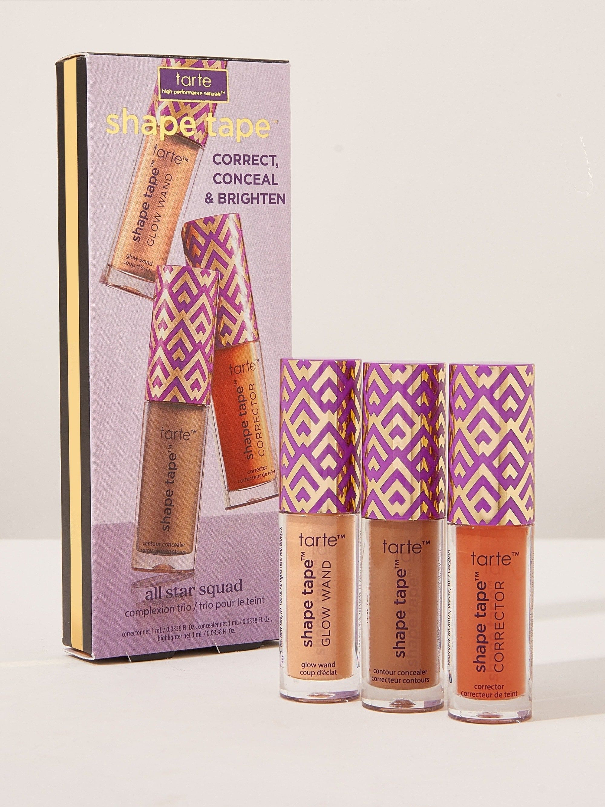 shape tape™ all star squad complexion trio | tarte cosmetics (Global)