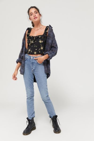 AGOLDE Nico High-Waisted Skinny Jean - Image - Blue 27 at Urban Outfitters | Urban Outfitters (US and RoW)