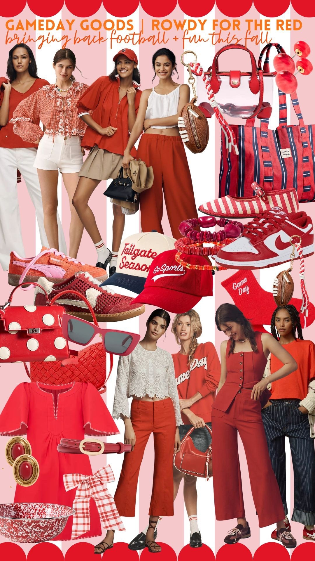 Game day Goods | feeling rowdy for red this fall … 

#LTKStyleTip #LTKParties #LTKSeasonal