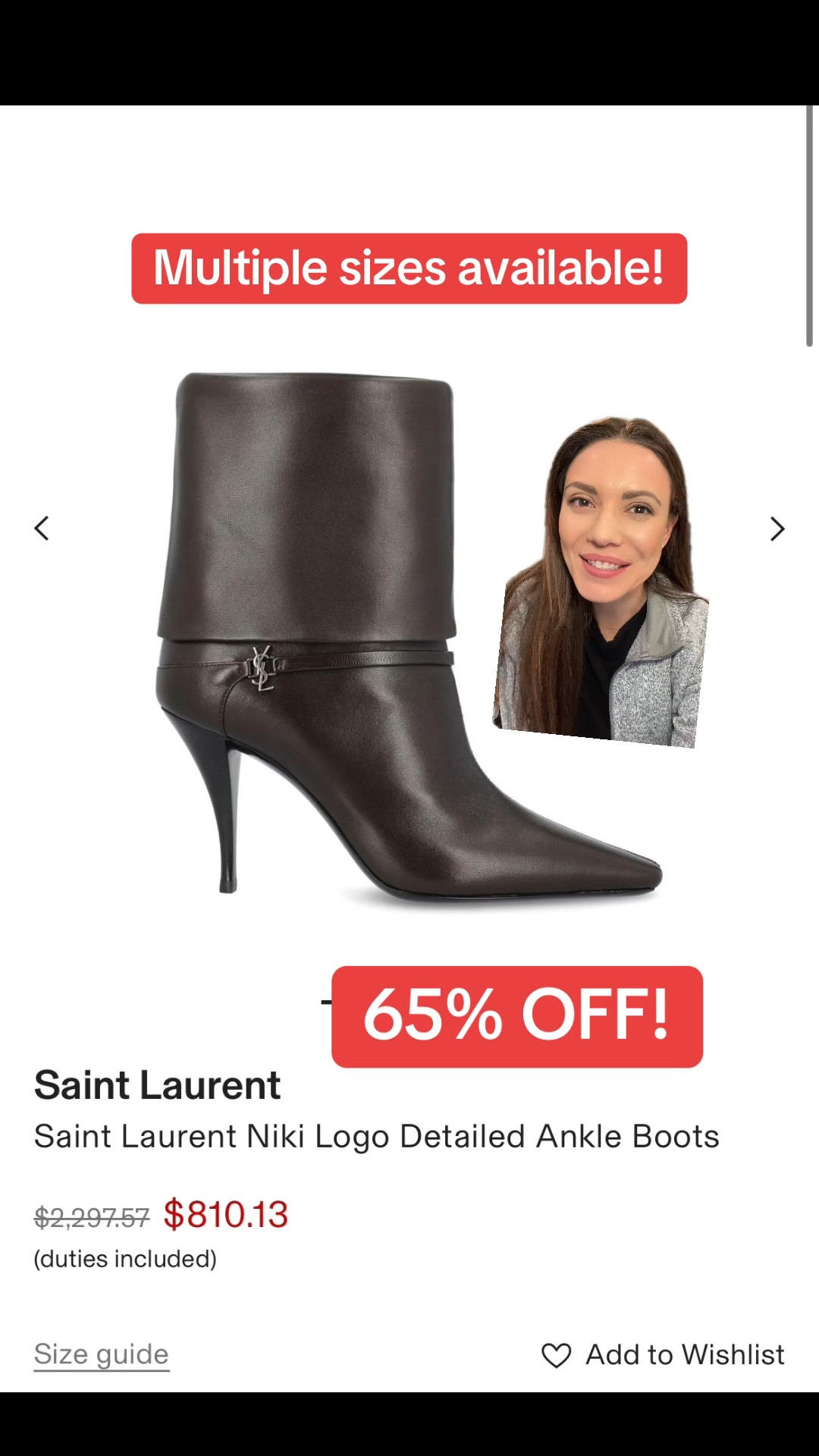 YSL BOOTS SALE!! How adorable are these YSL booties?! Saint Laurent boots 👢 

#LTKStyleTip #LTKSeasonal #LTKShoeCrush