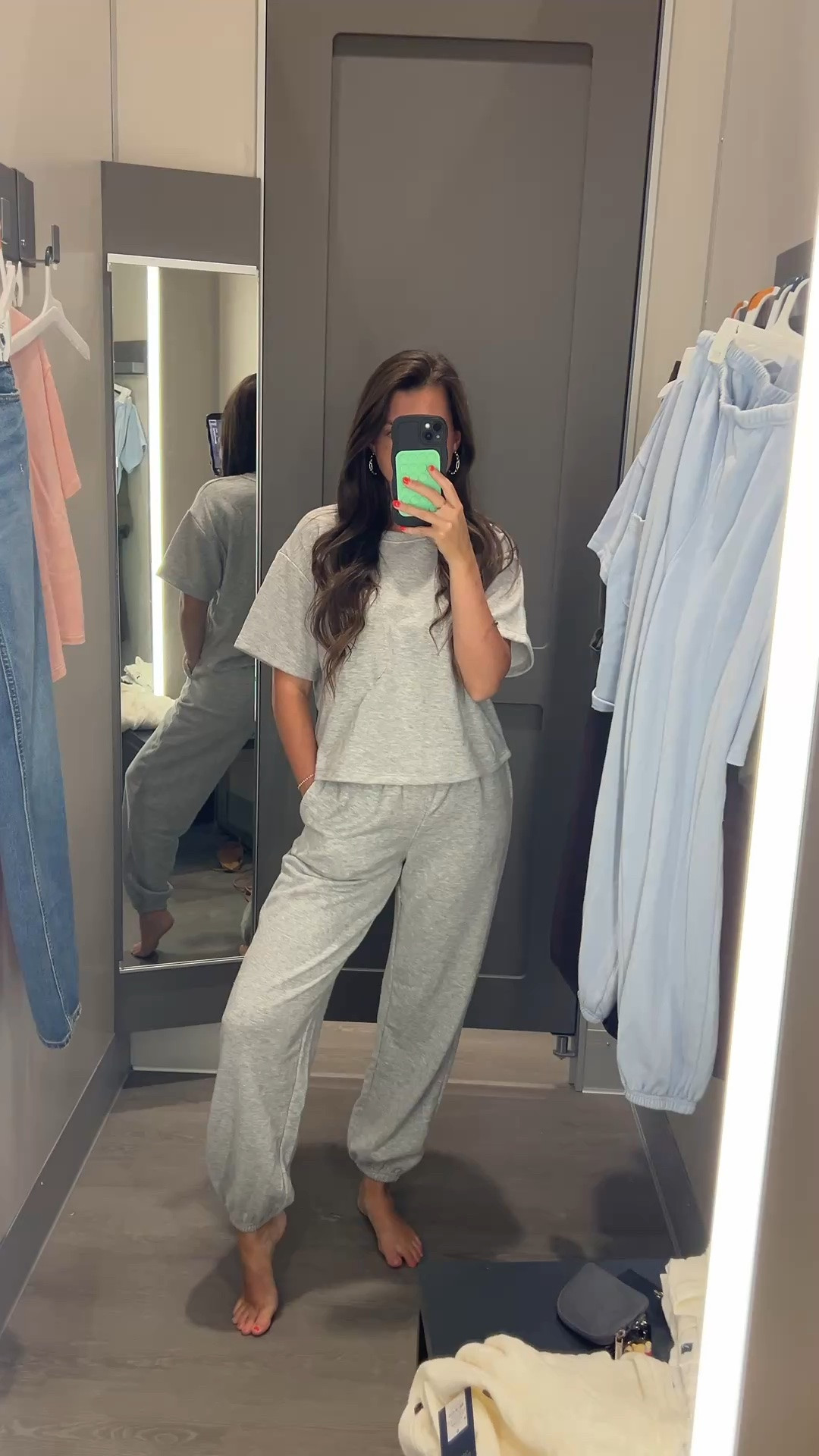 // lounge set for fall // cute lounge set // lounge set // wearing a small in both //

#LTKgrwm #LTKootd #LTKSeasonal