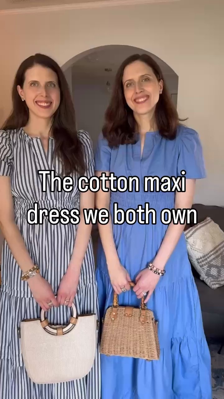 The cotton maxi dress we both own and love

#LTKootd #LTKgrwm #LTKSeasonal