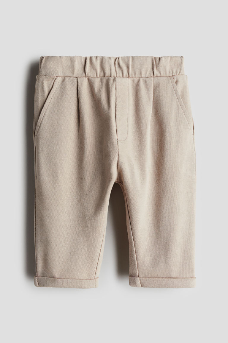 H & M - Cotton Jersey Pants - Brown | H&M (US + CA)