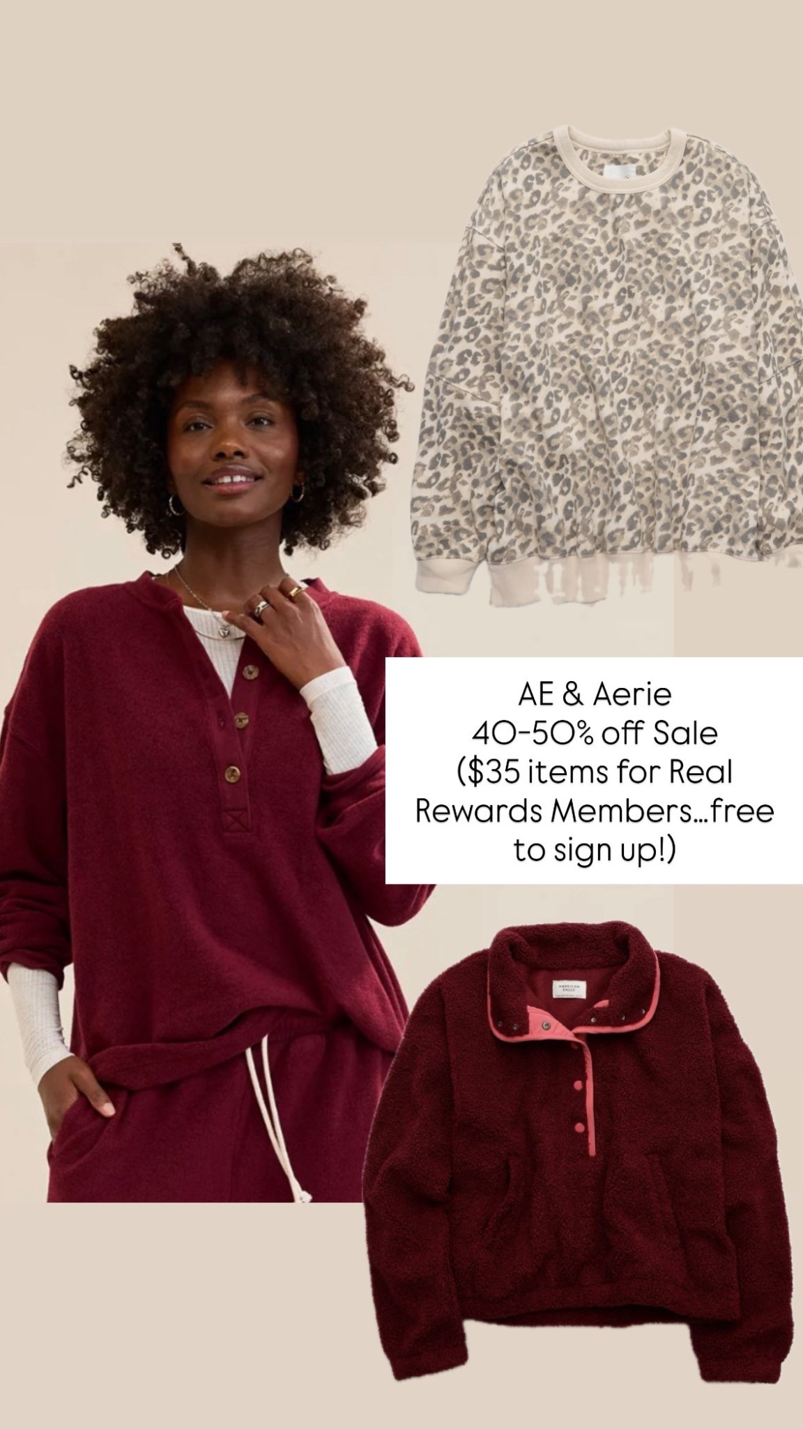 40-50% off
Also, real rewards members get access to $35 items! Free to sign up!

#LTKFindsUnder50 #LTKGiftGuide #LTKSaleAlert