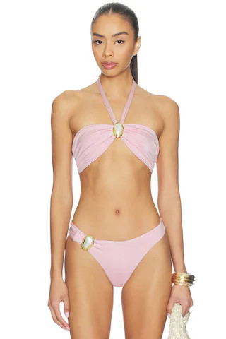 Cin Cin Coast Moonstone Bandeau Top in Mars Beige from Revolve.com | Revolve Clothing (Global)