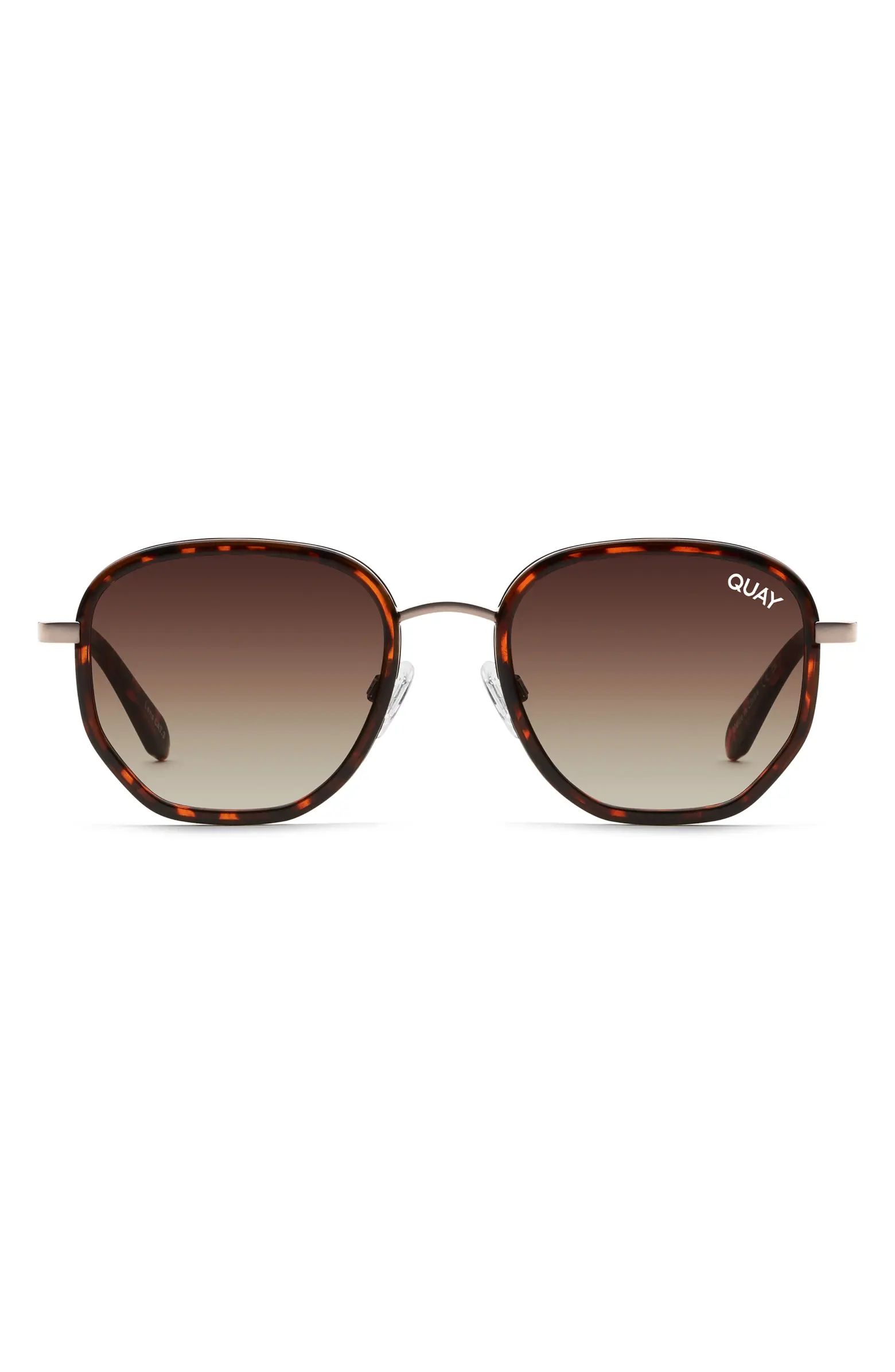 Quay Australia Big Time Remixed 46mm Gradient Square Sunglasses | Nordstrom | Nordstrom