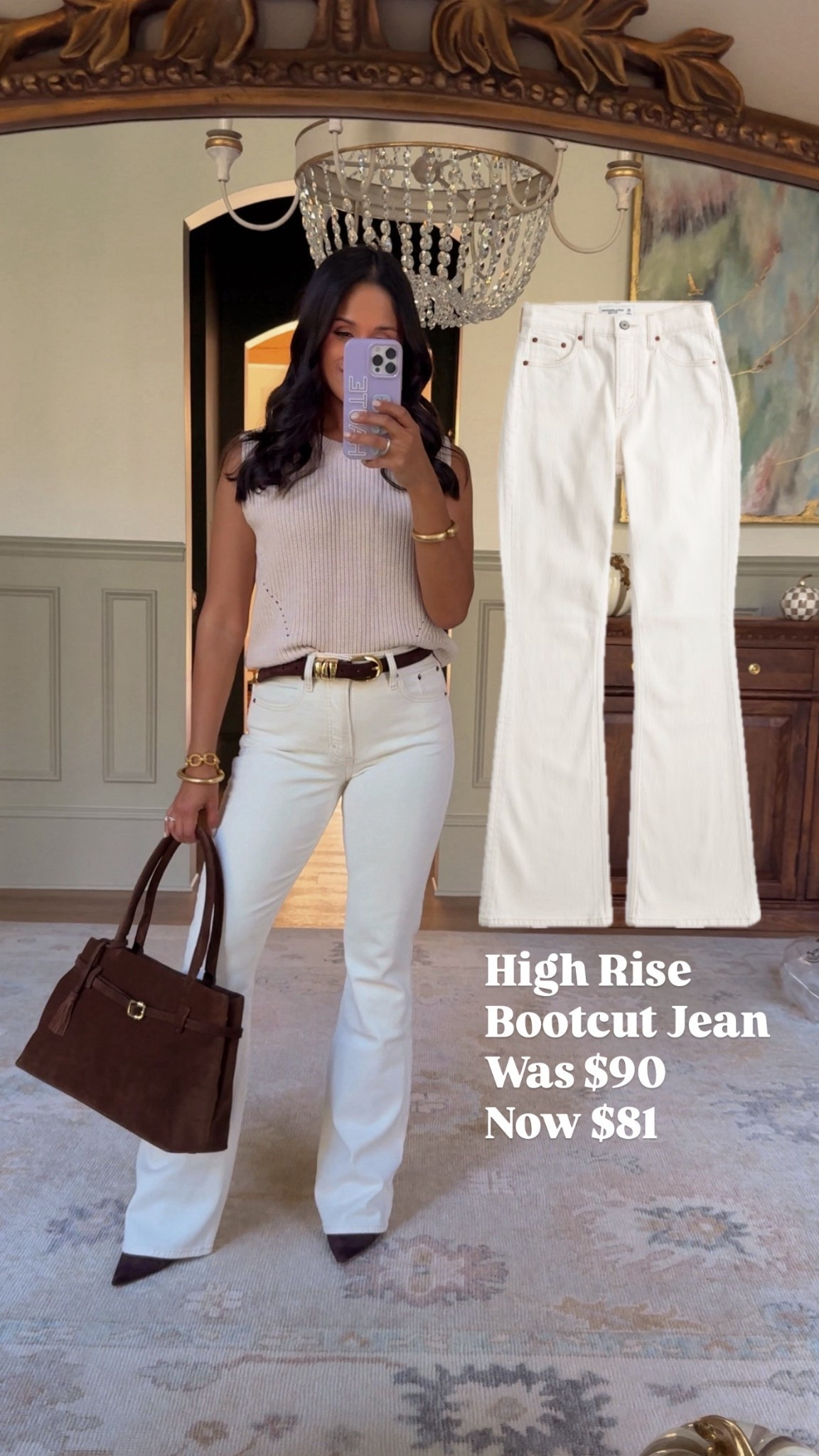 Love the fit of these high rise bootcut jeans!  They’re so flattering in this ecru color
I’m wearing the sz regular 26 so I can wear with heels. 

Take 20% OFF with code: AFKATHLEEN
My top is also 25% OFF too!

#denim #falloutfit #whitedenim #bootcutdenim #fallstyle #fallfashion


#LTKSaleAlert #LTKStyleTip #LTKSeasonal