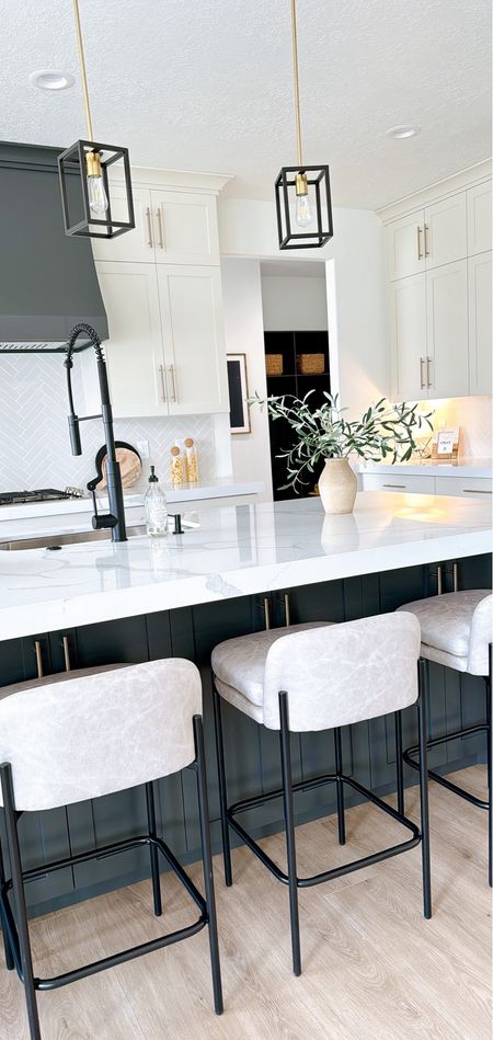 We’re just a little obsessed with these counter stools 🤍 

#LTKfindsunder100 #LTKhome #LTKstyletip