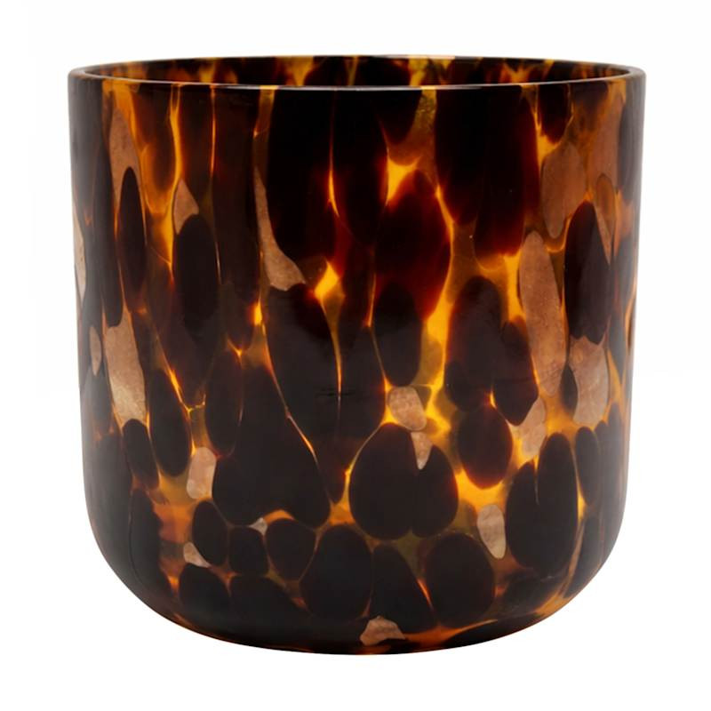 Tortoise Shell Votive Candleholder, 3.7" | At Home
