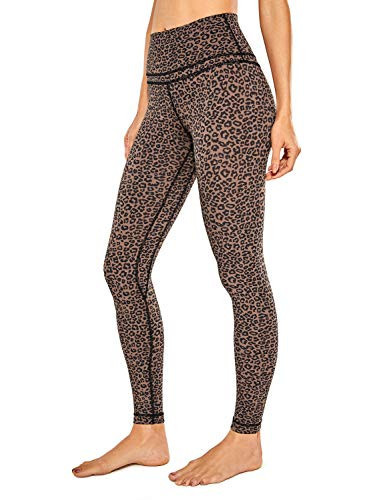 CRZ YOGA Women's Naked Feeling I Workout Leggings 28 Inches - High Waisted Full-Length Yoga Pants Leopard-Print 2 XX-Small | Amazon (US)