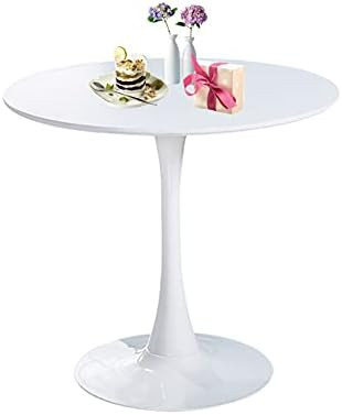 Round Dining Table White with Pedestal Base,31.5" Modern Tulip Dining Room Table for 1-4 People,P... | Amazon (US)