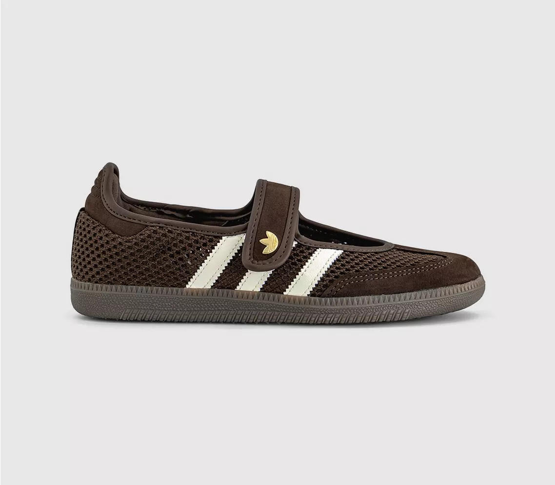 Brown Offwhite Gold Metallic | Office Shoes (UK)