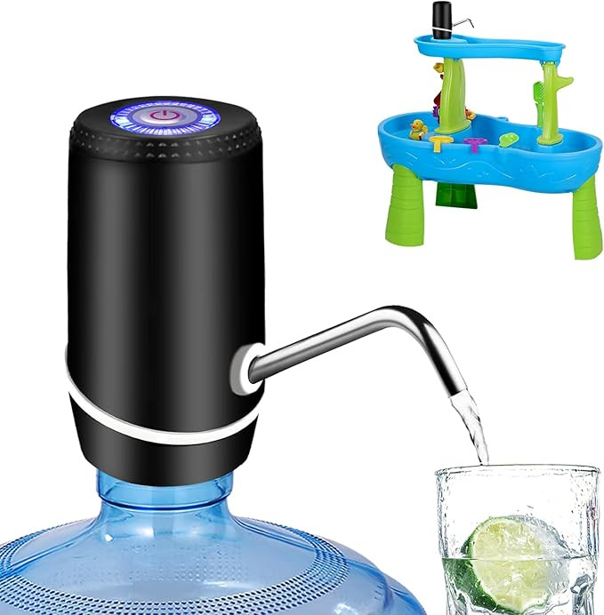 Water Dispenser for 5 Gallon Bottle, Electric Water Pump for 5 Gallon Jug with Switch and USB Cha... | Amazon (US)