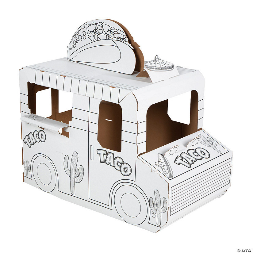 Color Your Own Taco Truck Playhouse | Oriental Trading Company