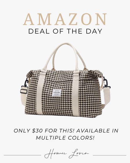 Amazon Deal of the Day! Only $30 for this and it comes in multiple colors!

Fashion, bag, duffel bag, tote bag, travel bag #fashion #bag #Amazon

Follow my shop @homielovin on the @shop.LTK app to shop this post and get my exclusive app-only content!

#LTKItBag #LTKFindsUnder50 #LTKSaleAlert