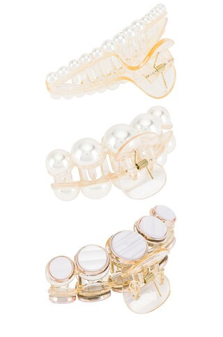 8 Other Reasons Pearl Hair Clip Set in Pearl from Revolve.com | Revolve Clothing (Global)
