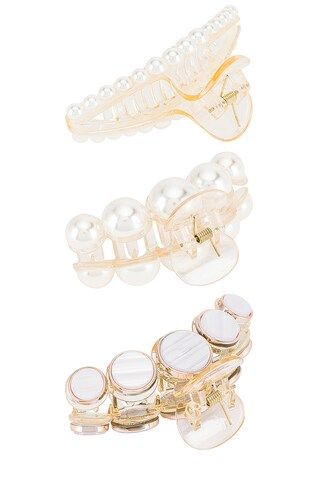 8 Other Reasons Pearl Hair Clip Set in Pearl from Revolve.com | Revolve Clothing (Global)