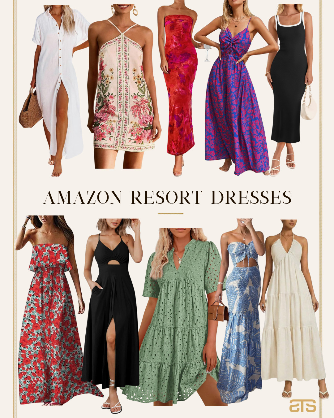 Resort season outfits loading 🌴✨🤍

If you have a getaway coming up or just want that effortless vacation vibe, these Amazon resort dresses are so good. Flowy silhouettes, lightweight fabrics, and easy elegance that works for beach dinners, poolside lunches, and everything in between.

#LTKFashion #AmazonFinds #ResortWear #VacationStyle #SummerOutfits
 

 #LTKSeasonal #LTKPetite #LTKTravel