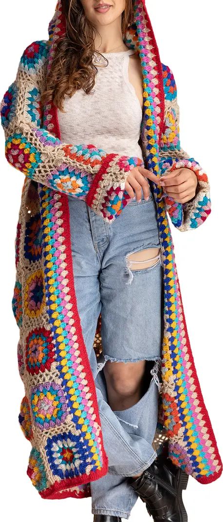 Crochet Wool Cardigan | Nordstrom Rack
