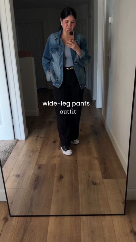 Wide leg pants outfit. I’m in a large in everything 

xo, Sandroxxie by Sandra
www.sandroxxie.com | #sandroxxie


#LTKVideo #LTKSeasonal #LTKshoecrush
