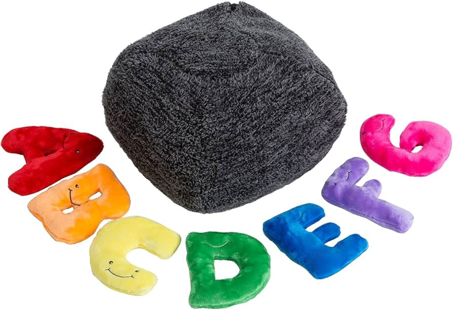 Alphapals Educational Alphabet Toys - 26 Piece Rainbow Colors Set, 4" Stuffed Letters in Plush Ba... | Amazon (US)