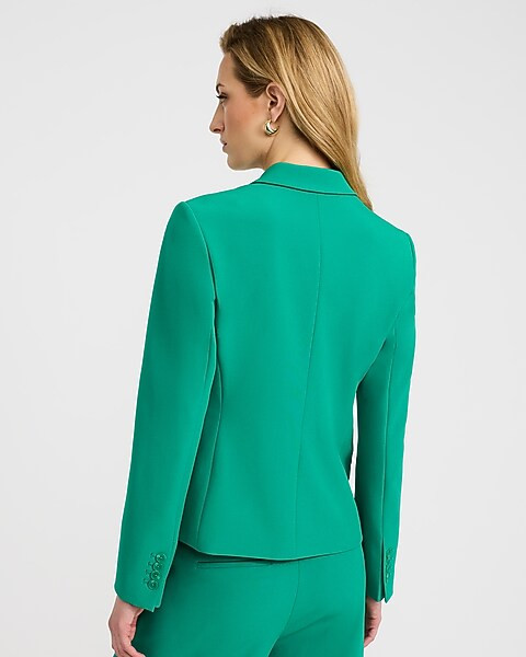 Editor Studio Stretch Twill Fitted Two Button Blazer | Express | Express