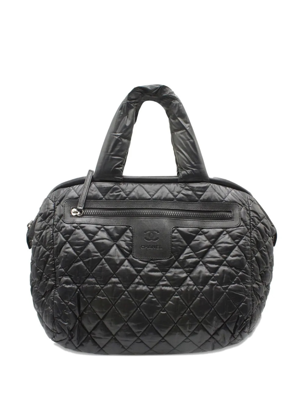 CHANEL Pre-Owned Coco Cocoon bowling bag - Black | Farfetch Global