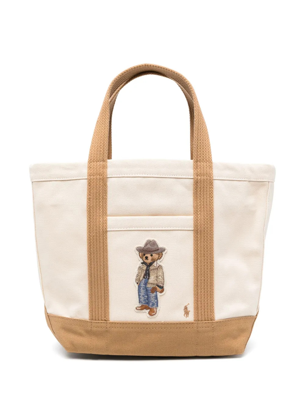 small Polo Bear canvas tote bag | Farfetch Global