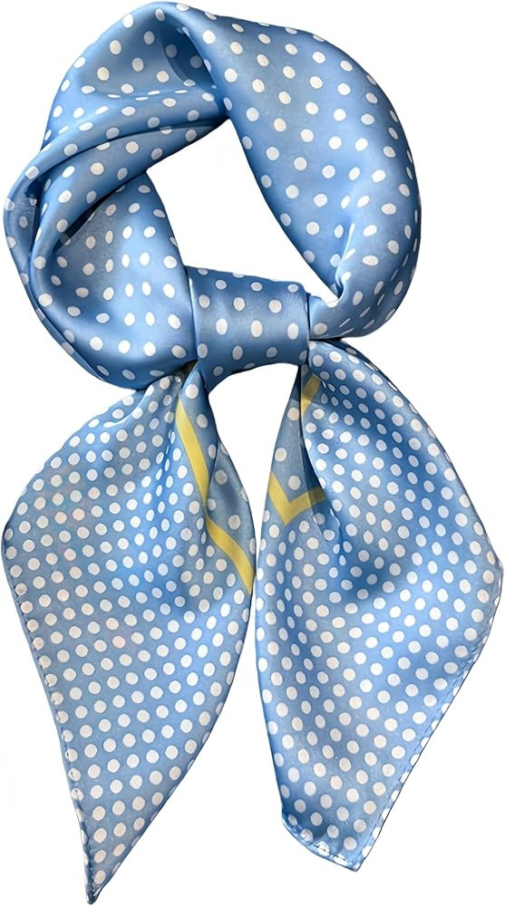 MINIDORA Satin Scarves for Women 27.5 \u00d7 27.5 inches Medium Square Elegant Silk Feeling Head ... | Amazon (US)