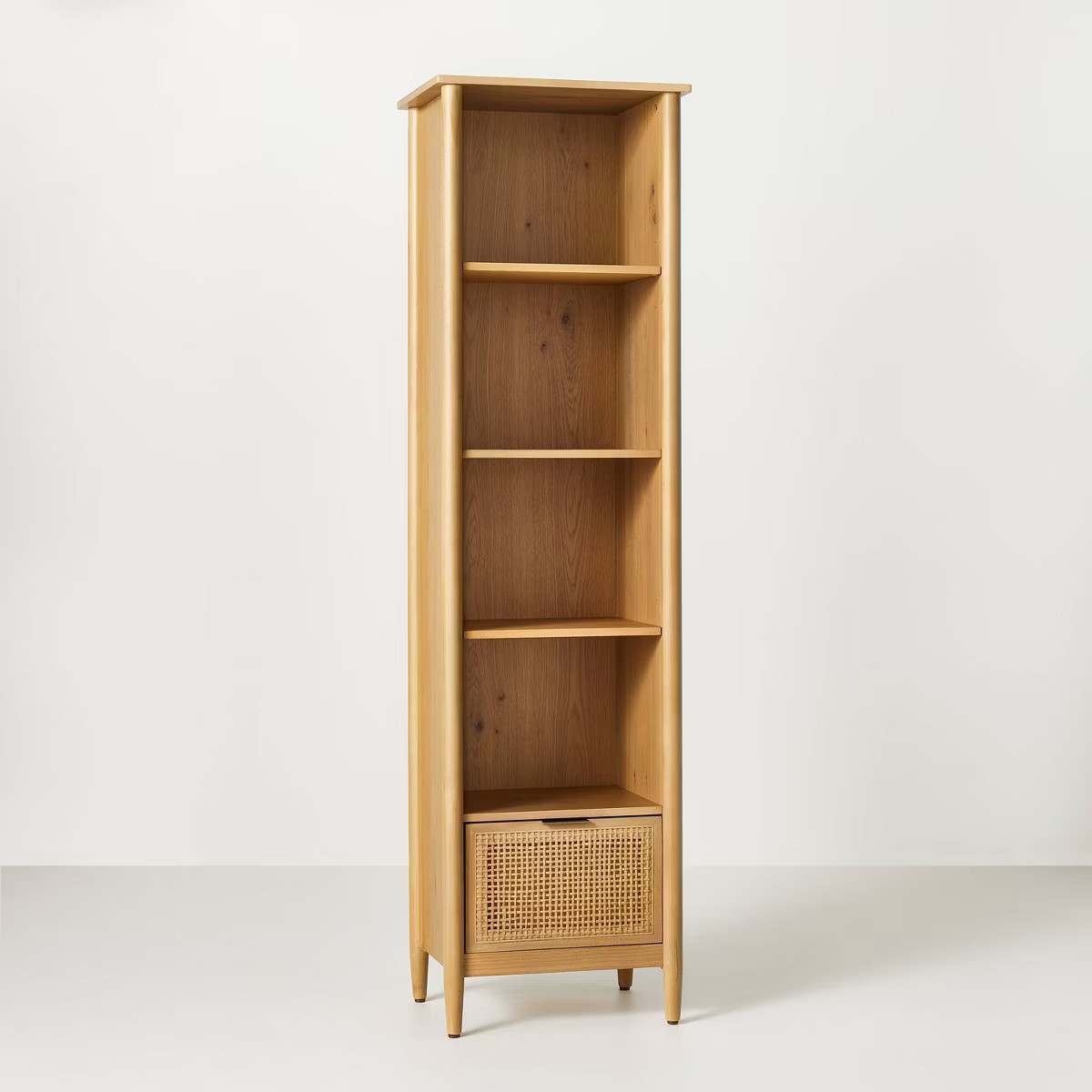 Modular Wood & Cane Entryway Storage Cabinet - Natural - Hearth & Hand™ with Magnolia | Target