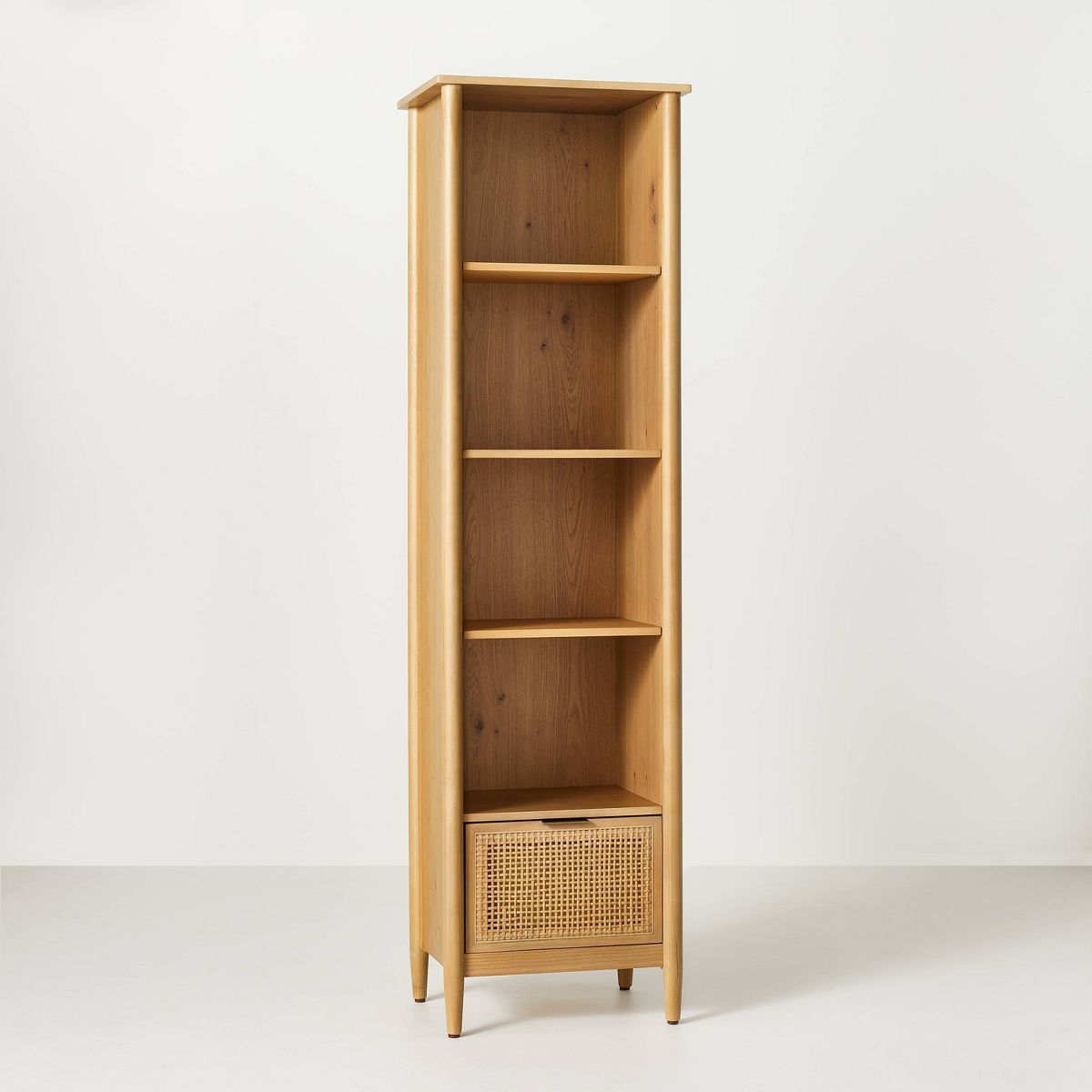 Modular Wood & Cane Entryway Storage Cabinet - Natural - Hearth & Hand™ with Magnolia | Target