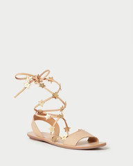 Starla Wheat/Gold Wrap Sandal | Loeffler Randall