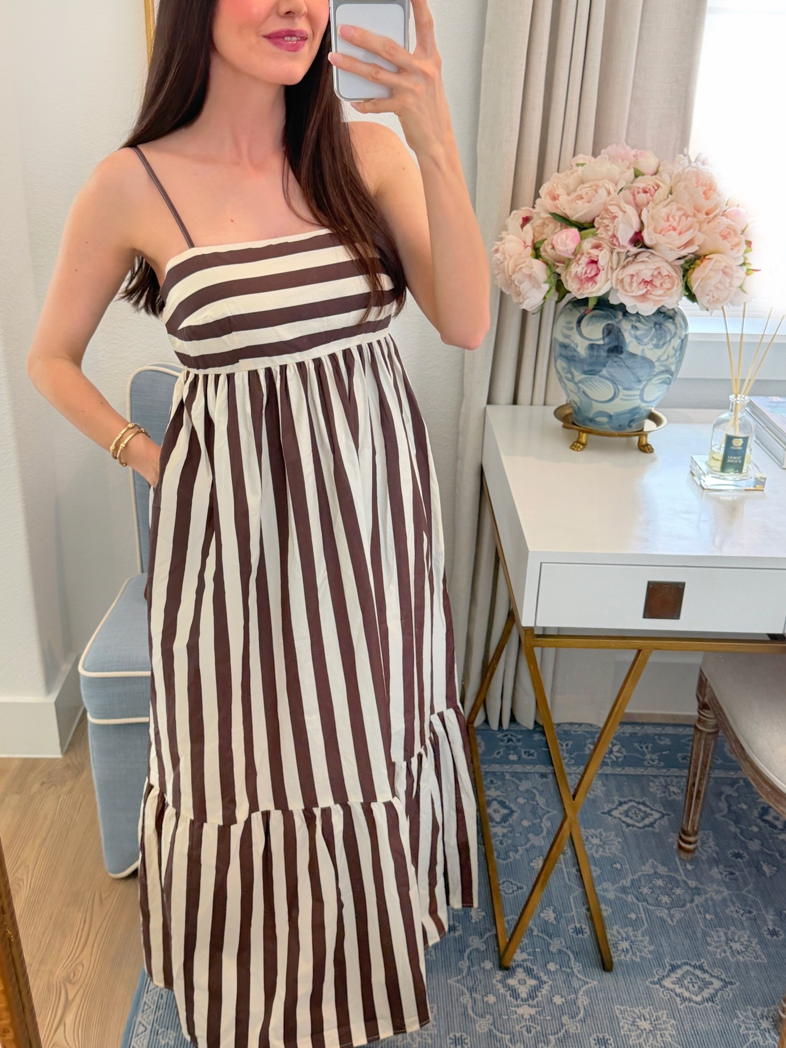 Under $40 brown striped dress is finally online! 🤎 target summer new arrivals #target #targetstyle maxi dress resort vacation outfit ideas @Target

#LTKootd #LTKSaleAlert