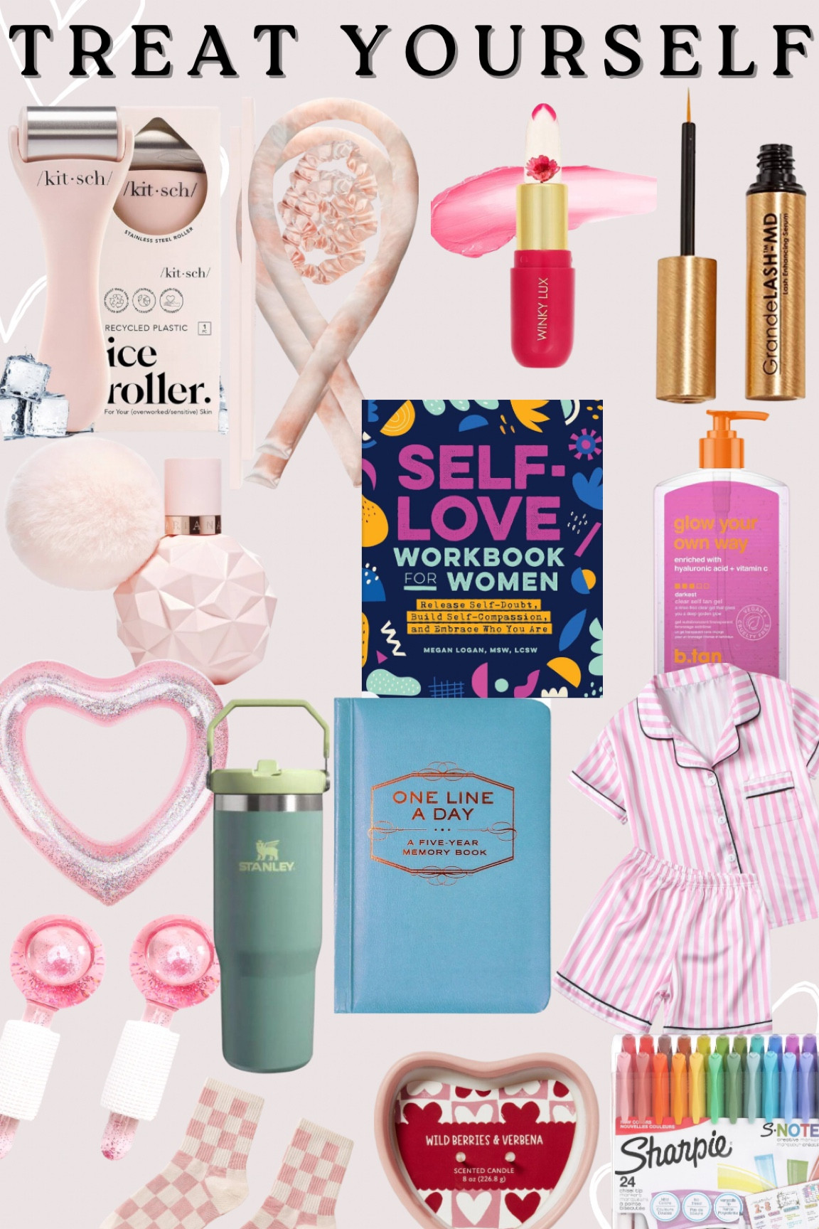 No Valentine? Who cares! You deserve to treat yourself. Rounded up some awesome self care finds- from beauty and make up, journals, Stanley, Ice rollers and globes, Beatles hair curlers, and more! 

#LTKfindsunder50 #LTKbeauty #LTKGiftGuide