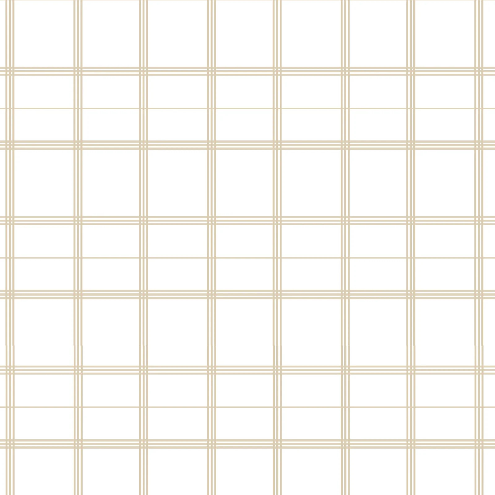 Linden Plaid Fabric in Natural | Brooke and Lou