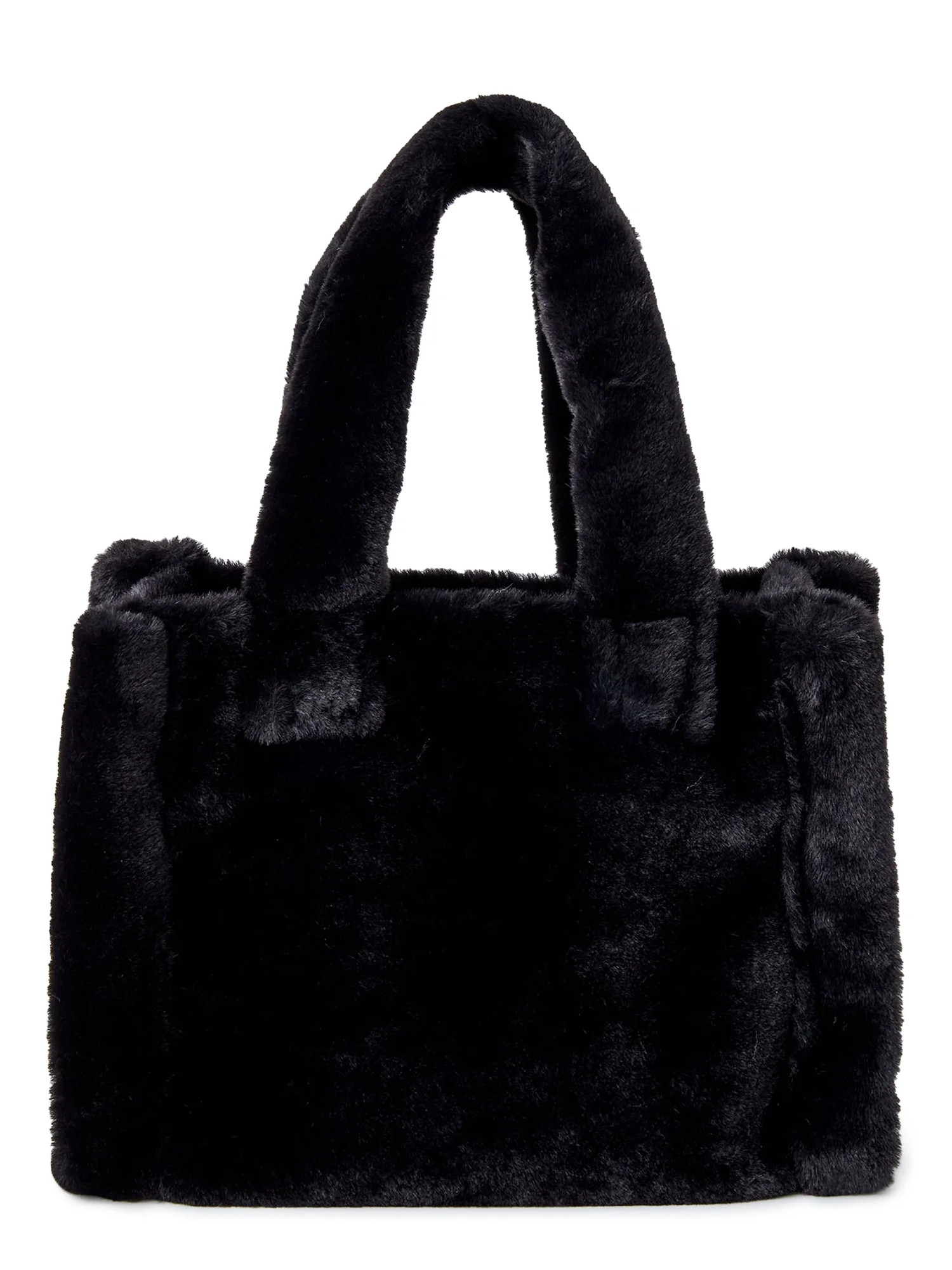 No Boundaries Women's Small Tote Handbag Black | Walmart (US)