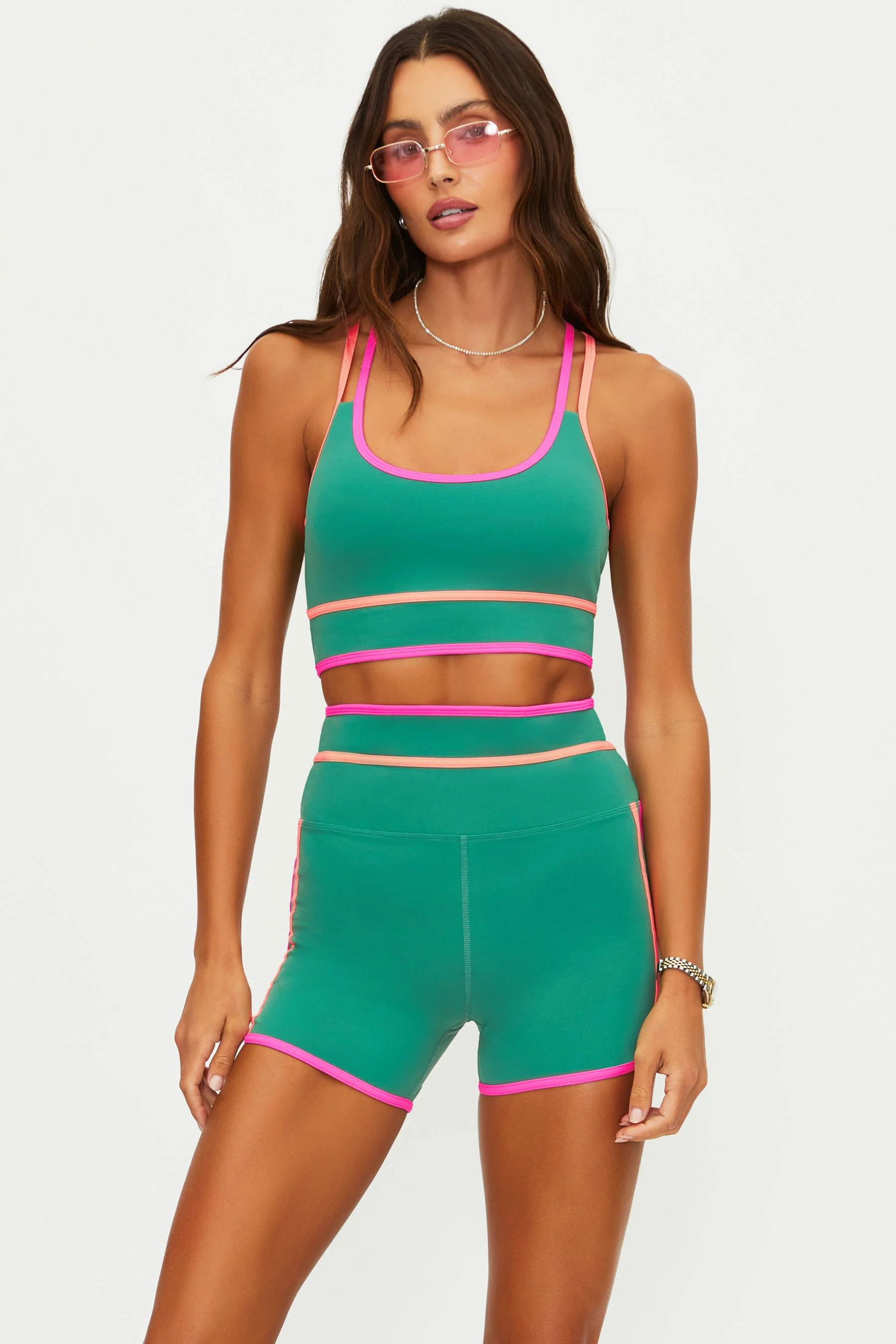 Anari Top Rally Green Colorblock | Beach Riot